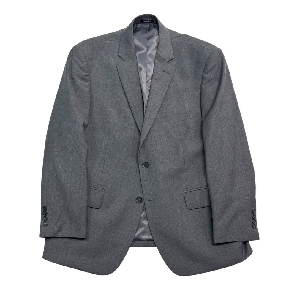 Pronto Uomo 44S Gray Blazer Jacket Sport Suit Coat Two Button Wool Classic Mens